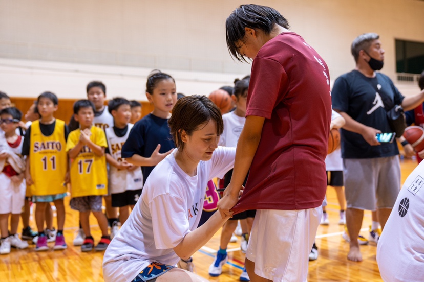 バスケットボールクリニック絶賛開催中