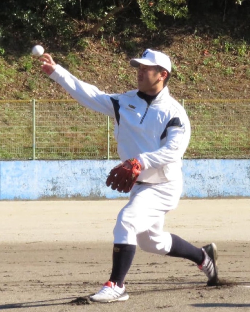 2018年OB親睦野球にて