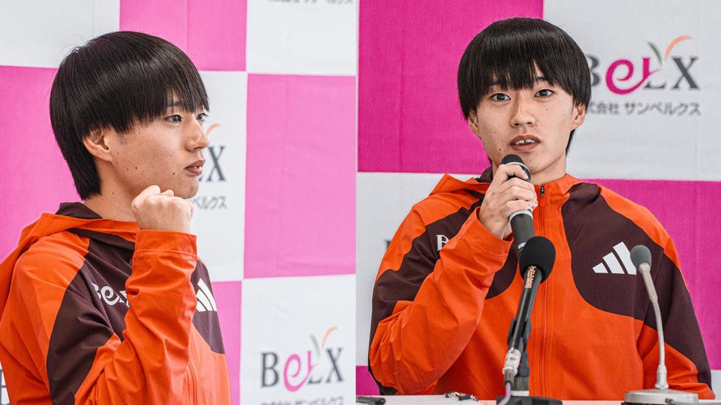 株式会社サンベルクスとスポンサー契約の記者会見