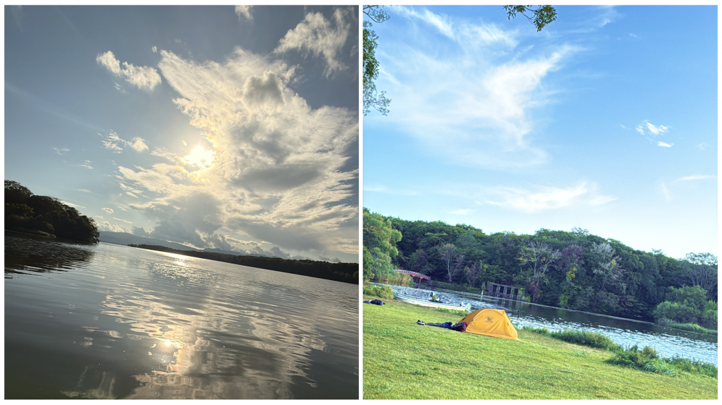 大沼湖(北海道)の風景 ※選手本人が撮影