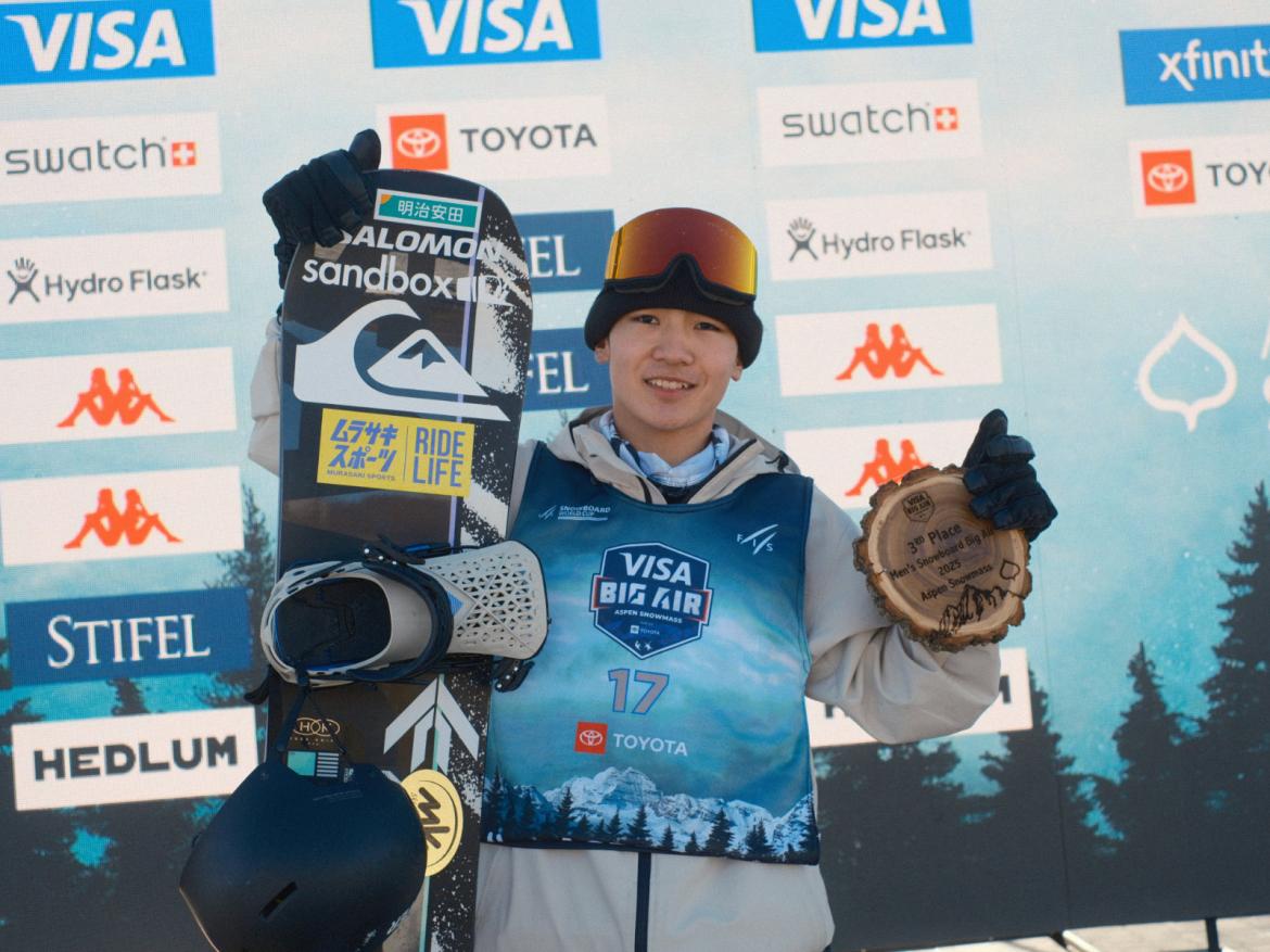 ワールドカップ初の3位表彰台