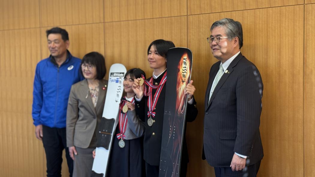 表敬訪問の様子