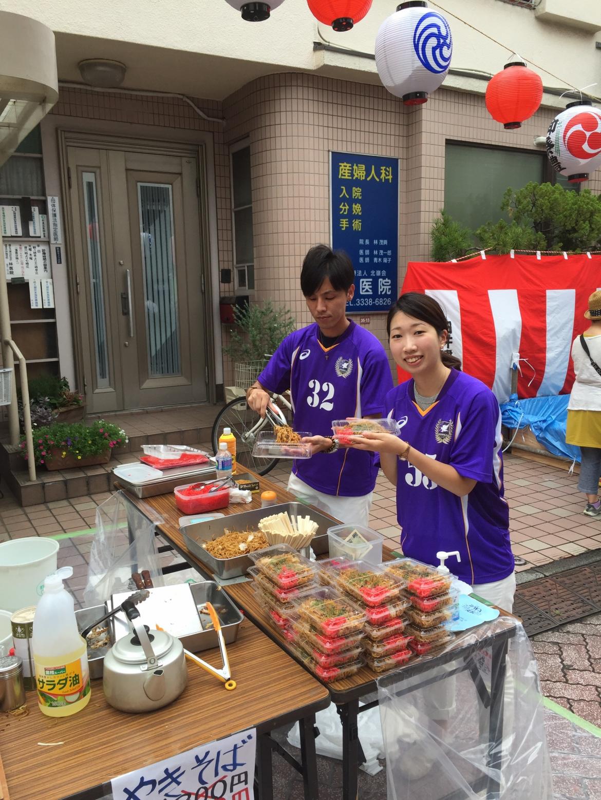 焼きそばブース