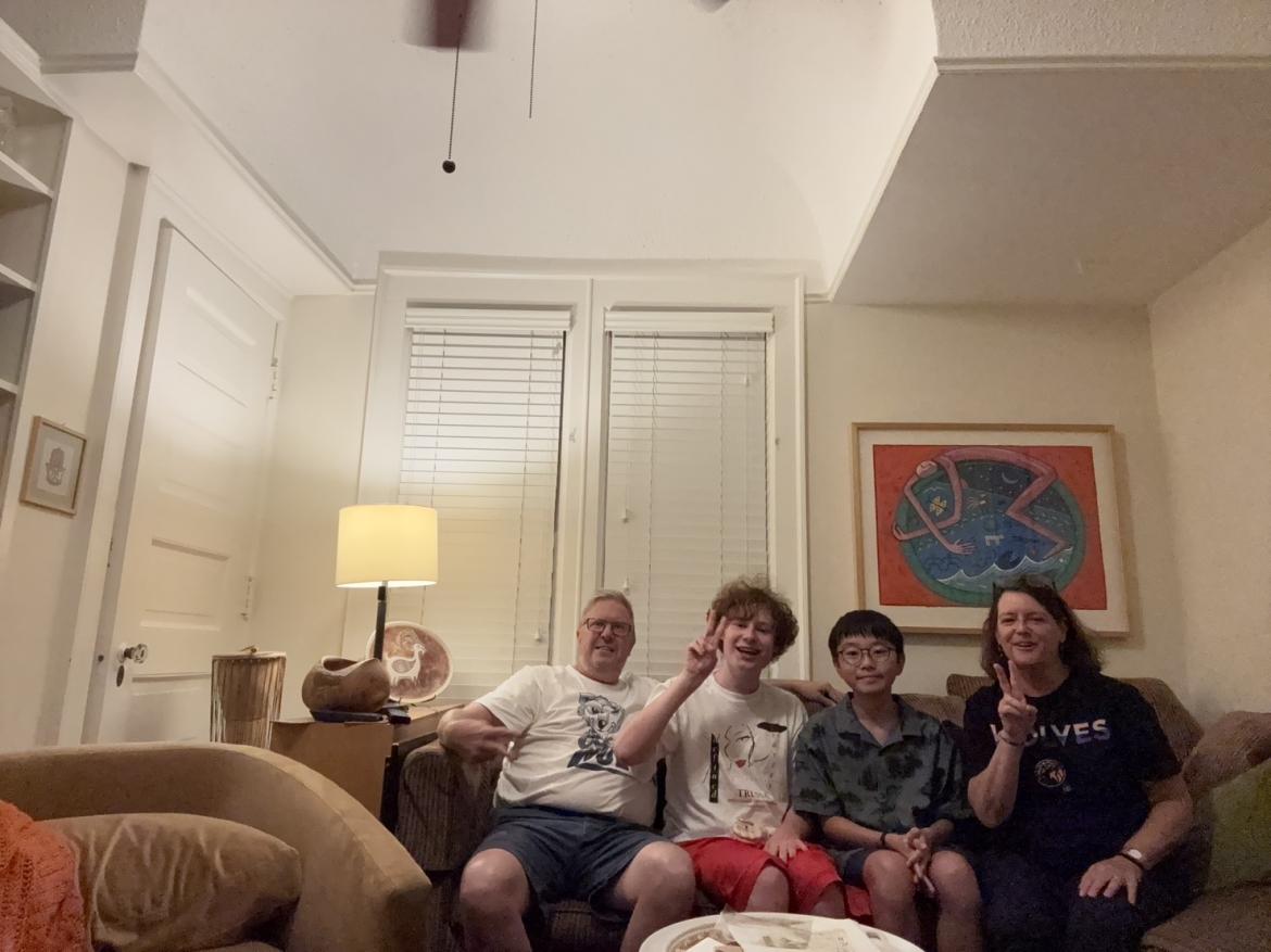 優しいホストファミリーと♪