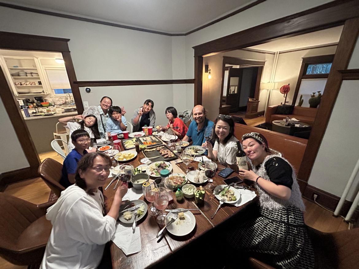 ニコラスさんと夕食