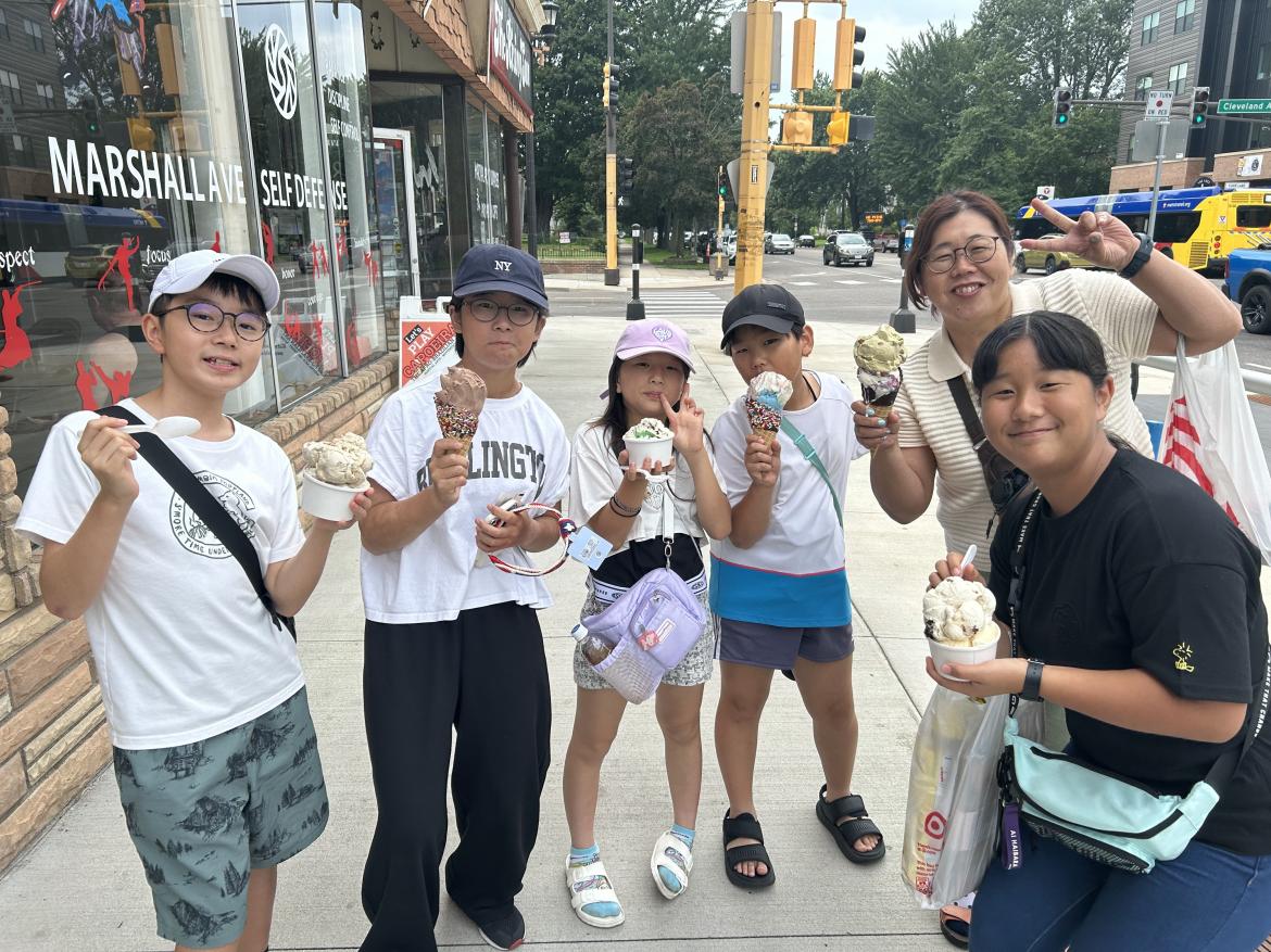 大きなアイスクリーム